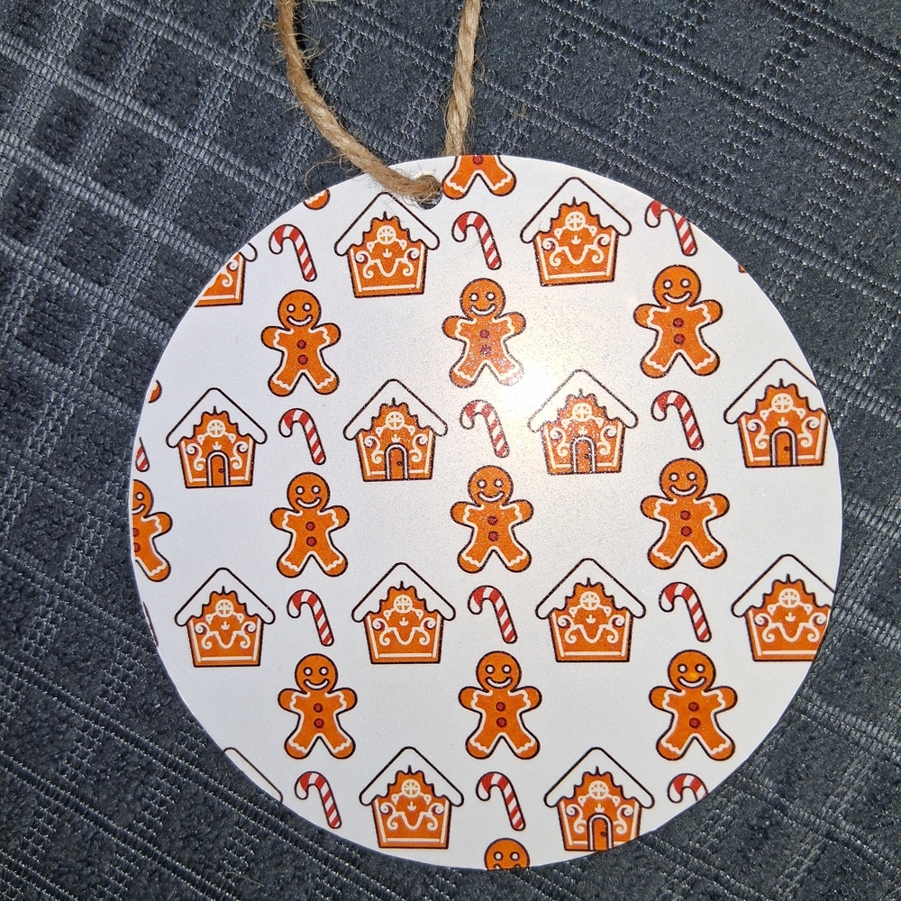 Gingerbread Man Holiday Ornament